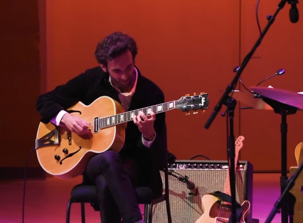 Julian Lage playing Charlie Christian's guitar